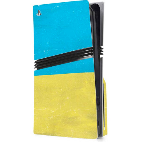 Ukraine Flag Distressed PlayStation PS5 Skins